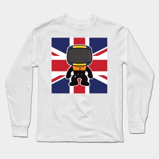 Lando Norris Custom Bobblehead - 2022 Season Flag Edition Long Sleeve T-Shirt